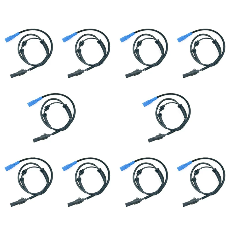 10X ABS Wheel Speed Sensor For CITROEN C3 C4 DS3 Peugeot 2008 207 301 Front Left & Right 4545.E4