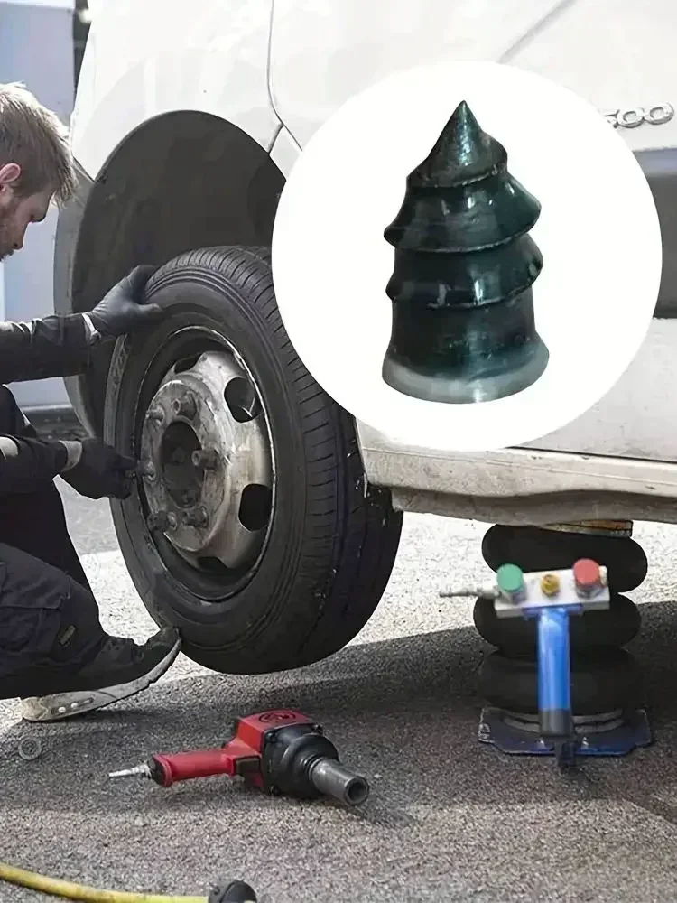 فراغ الإطارات إصلاح مسمار الإطارات ثقب مسامير دراجة نارية المناسب لايحتاج عجلة إصلاح الثقب عدة بقع للسيارة 10-30 قطعة #5