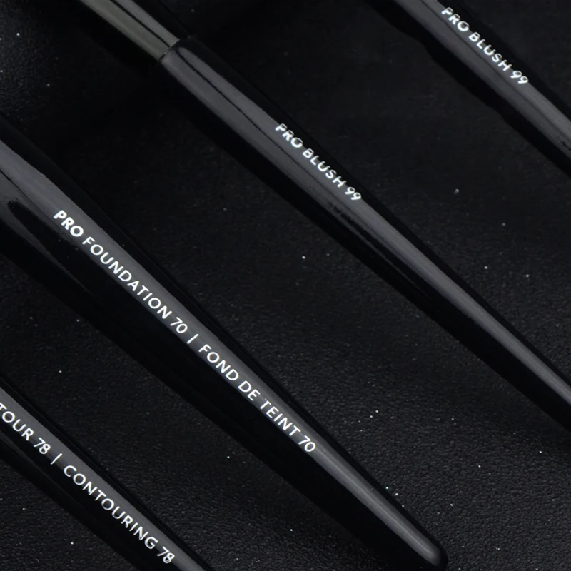 SEP ブラック シリーズ メイクアップ ブラシ パウダー ファンデーション コンシーラー 頬紅 ブロンザー アイシャドウ 眉毛 アイライナー 彫刻ブラシ ギフト