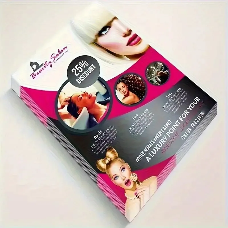 

Custom A5 Flyers 500pcs For Shop Promotion Flyer Advertising Leaflets For Business Event Marketing Print