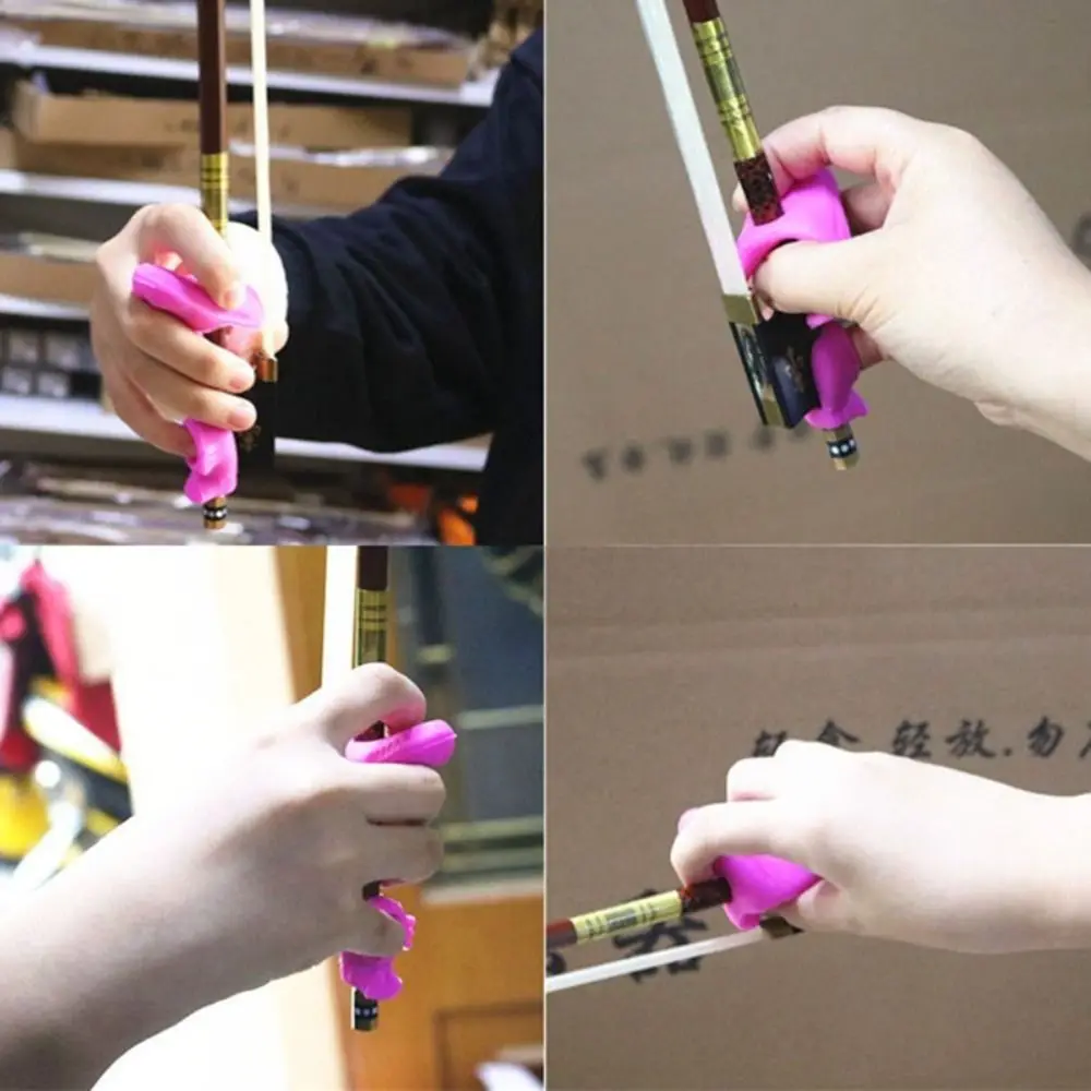 Description Picture 5 of itemSilicone Violin Bow Grip Correcting Device Violin/Viola Universal Violin Hold Bow Posture Corrector