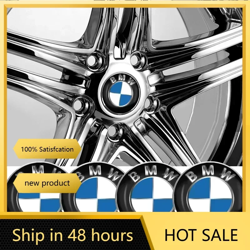 

-4pcs 56mm Car Wheel Center Hub Cap Badge Emblem Decal Wheel Sticker For BMW X5 X1 X3 X6 1 3 5 6 7 Series E84 E83 E70 F15 E71 F1