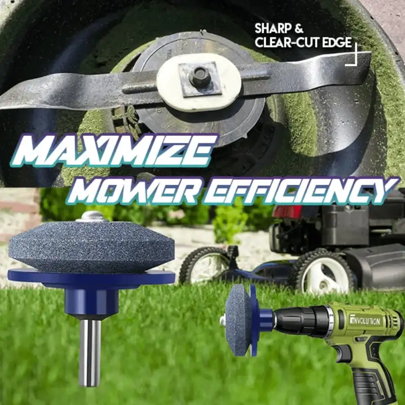 Imagem -06 - Universal Lawn Mower Sharpener Blade Balancer Fast Sharpener Grinding Rotary Drill Cuts Tool Parts Acessórios