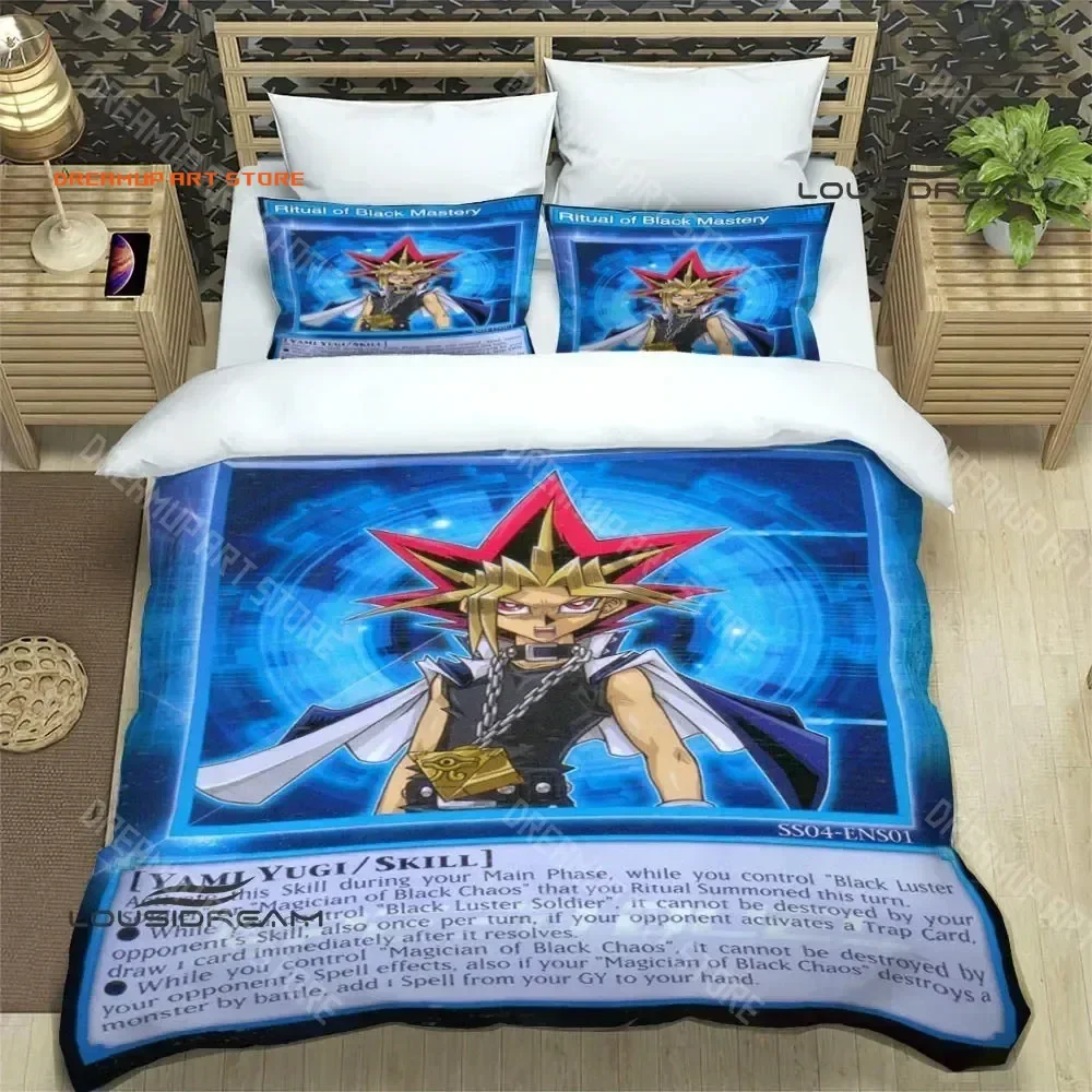 2026 3D Print YU-GI-OH! Card Printed Bedding Sets Exquisite Bed Supplies Set Duvet Cover Bed Comforter Set Bedding Set Luxury