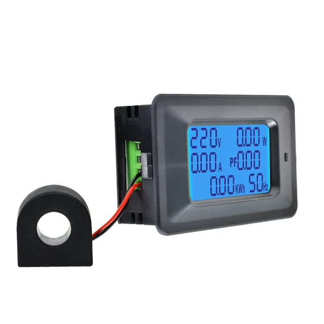 100A AC110-250V cyfrowy wyświetlacz LED woltomierz amperomierz watomierz miernik energii mocy 220V woltomierz Tester detektor
