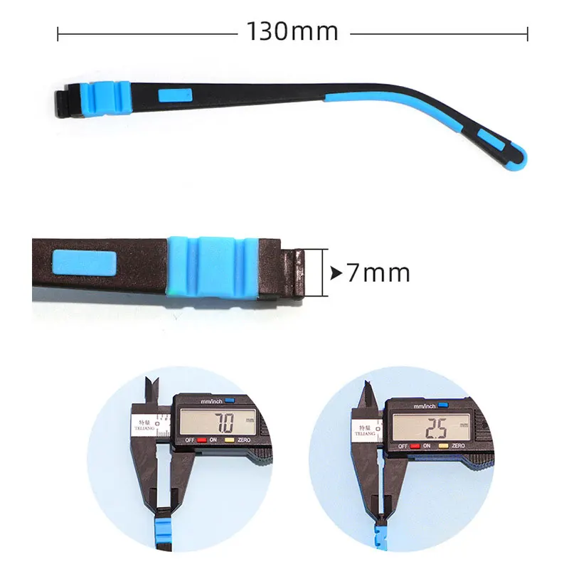 Soft Silicone Spectacle Leg Anti Slip Eyeglasses Kids Glasses Temple Arm Replacement Repair Kit Buckle Hinge