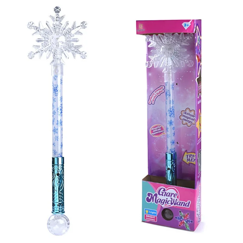

Snowflake Luminous Magical Wand Princess Cosplay Fairy Stick Glowing Magical Wand