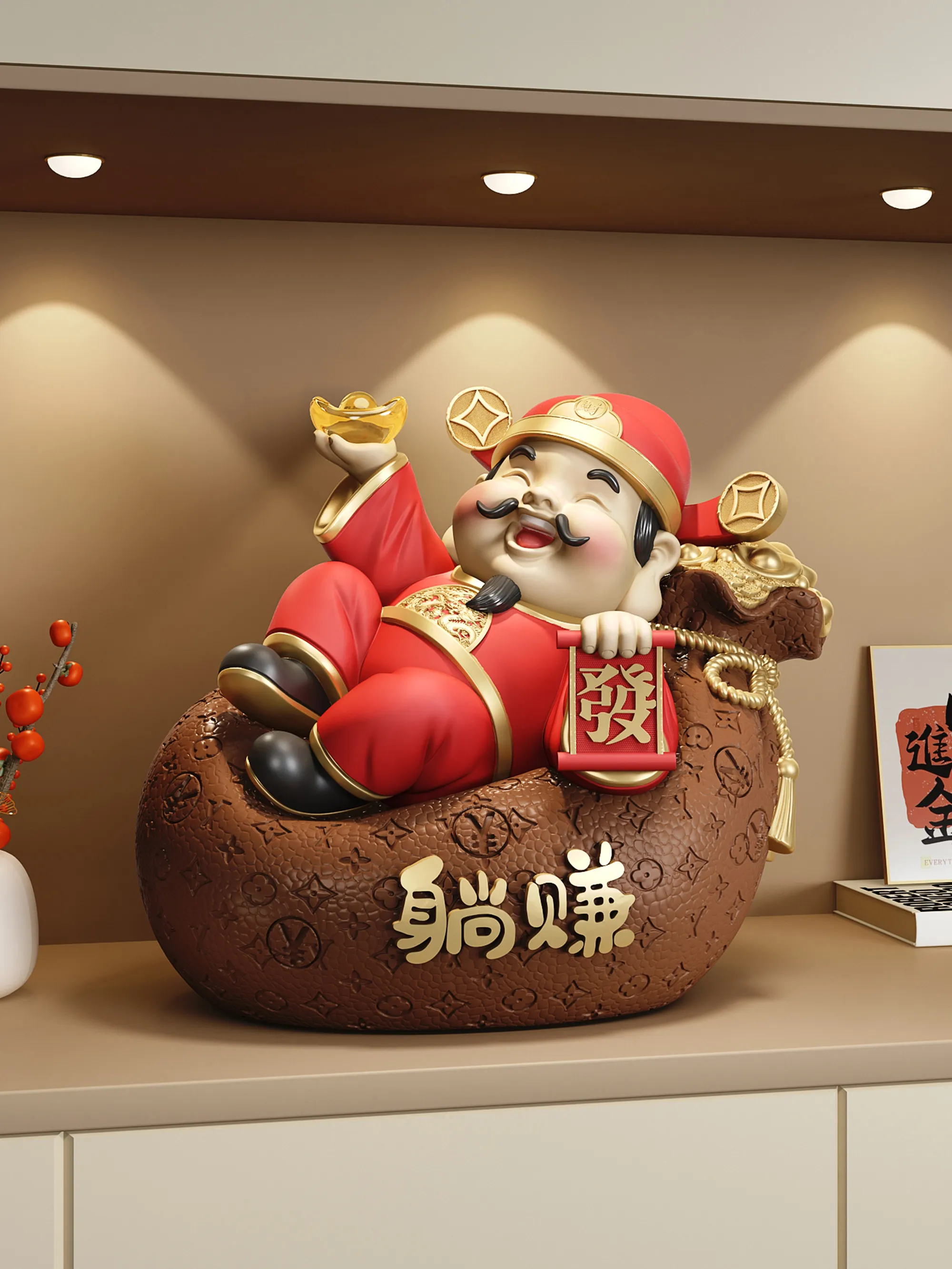 Opening auspicious store front desk to attract wealth living room office decorations housewarming gifts new