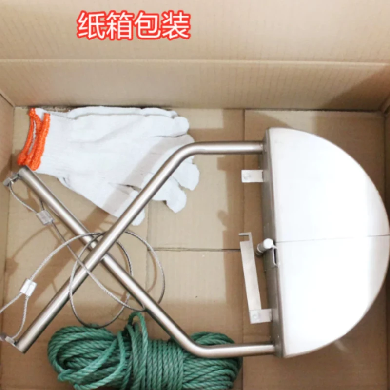 ETC-200 sludge sampler stainless steel box mud dredging lake bottom sludge sediment grab sampler