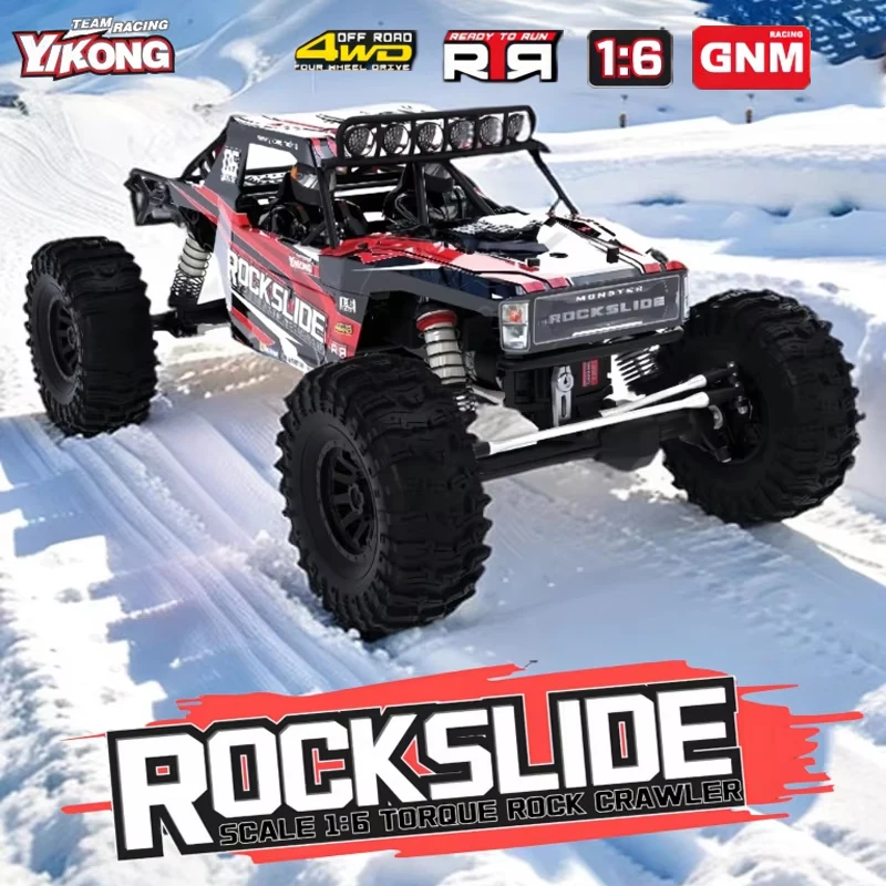

Yikong YK4061 1/6 scale ultra-low center of gravity ROCK SLIDE remote control electric climbing off-road vehicle RC adult toy