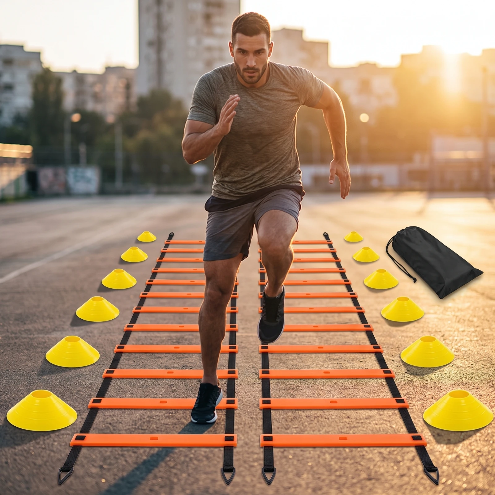 Agility Ladder Speed - Agility Ladder Training Kit Portable Speed
