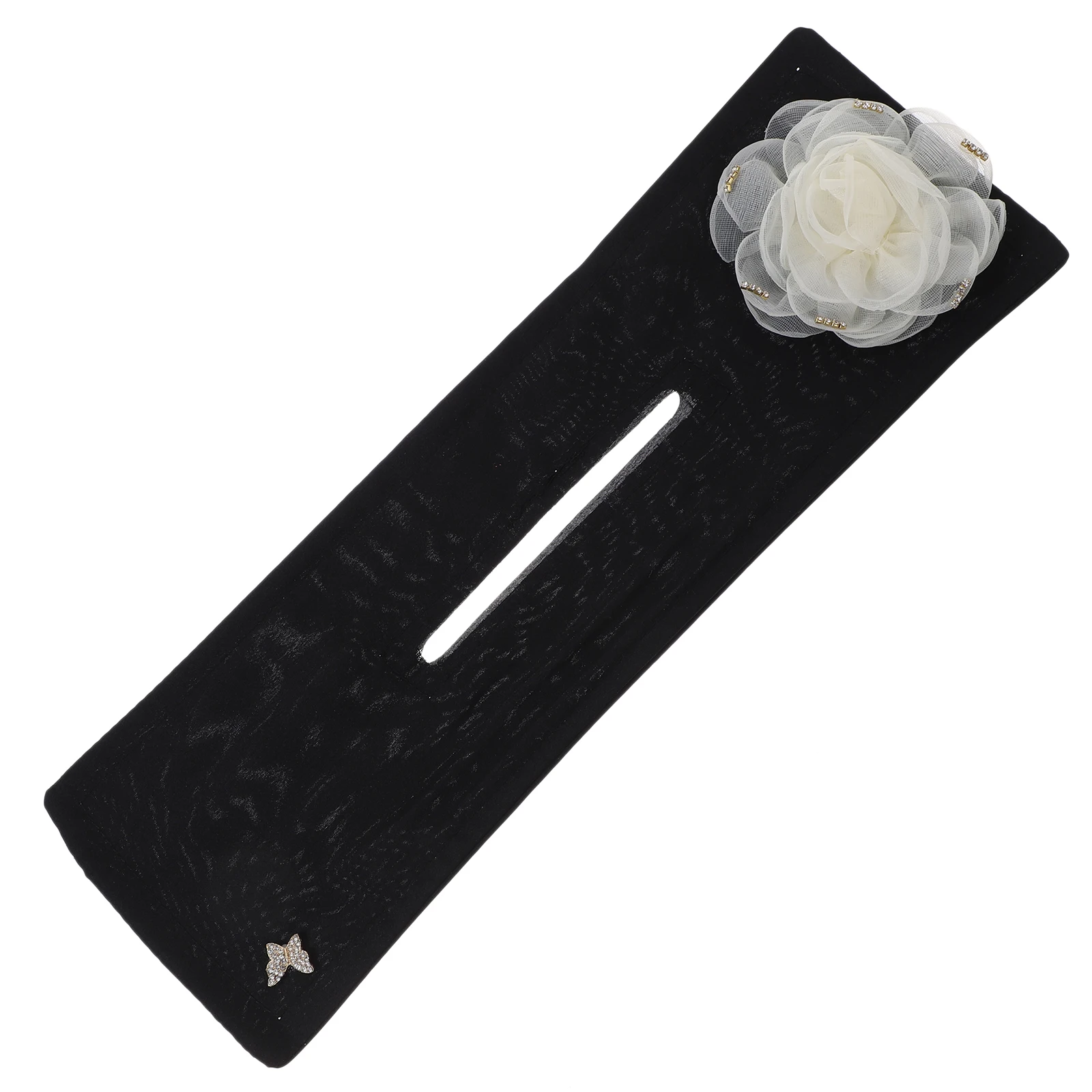 

Flower Hair Accessories Lazy Hair Bun Maker Curler Styling Tool Shaper for Running Pilates Party Dance