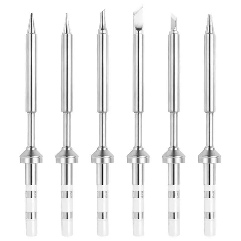 

Набор из 6 сменных наконечников AS94 для паяльника Pinecil TS100, миниатюрные портативные микро-паяльные станции, аксессуары для пайки