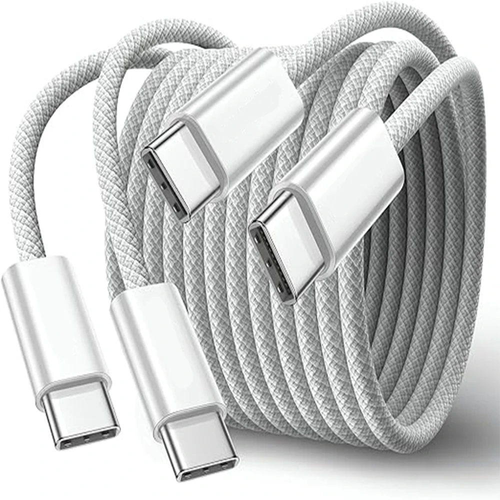 USB-C Typ c Farb kabel für Apple iPhone 15 pd 60w Schnell ladung für Huawei Xiaomi Samsung Typ C Web kabel Zubehör