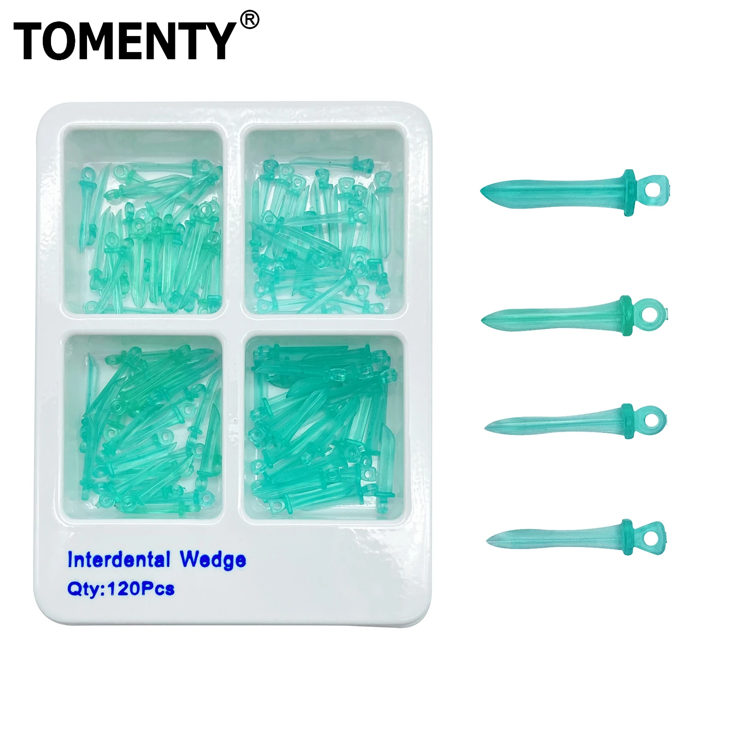 

120Pcs/Box TOMENTY Dental Interdental Wedges Add-On Autoclavable Oral Care Tools Dentistry Materials