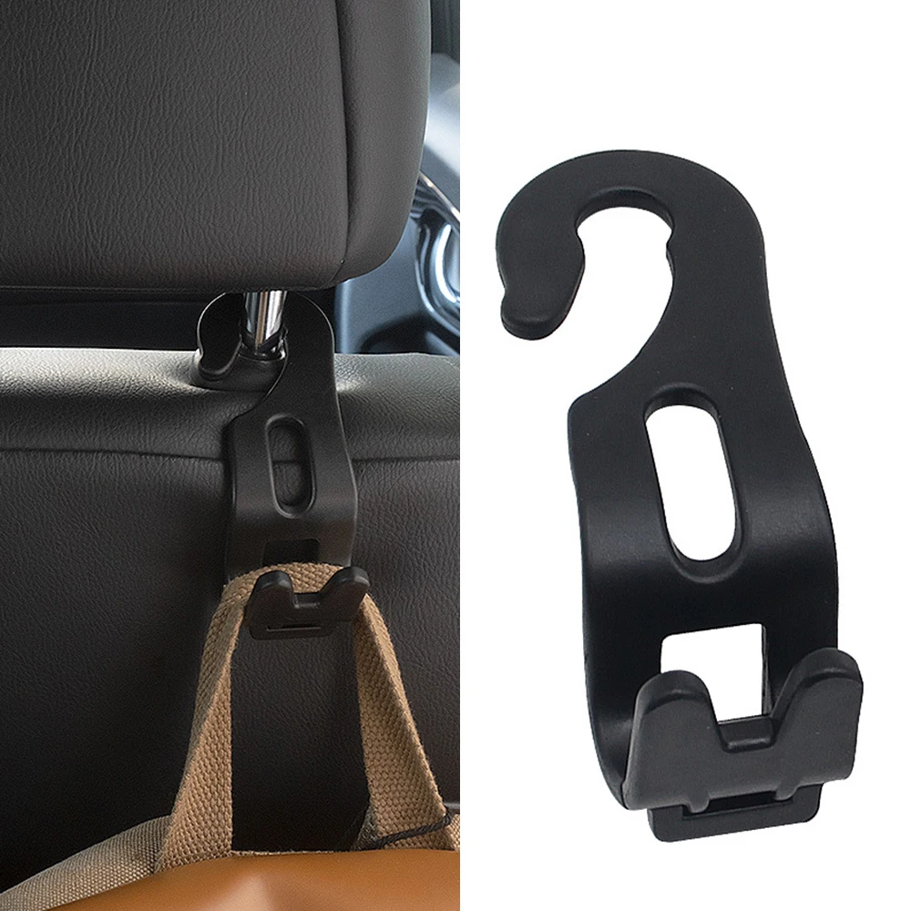 

4 PCS Auto Seat Headrest Hook Storage Hanger Car Vehicle Back Seat Organizer Holder for Bag Handbag Purse Clothes Coats