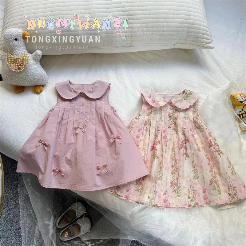 

Baby Summer Dress New Girls' Western Style All-Matching Vest Dress Summer Fashionable Princess Dress