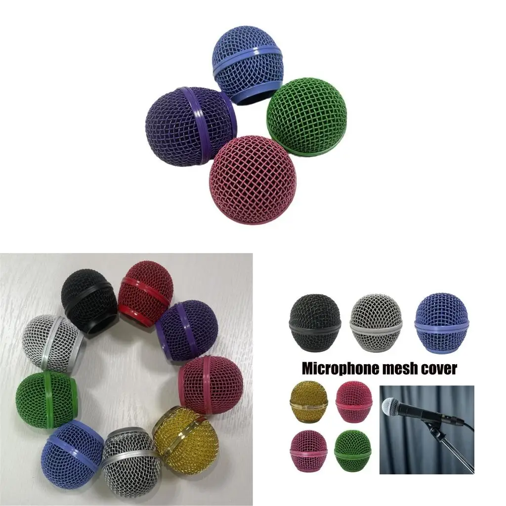  Microphones Metal Net Cover Mic Head Meshed Grill Repair for BETA58A SAM30 SV100 UT2 Multiple Models