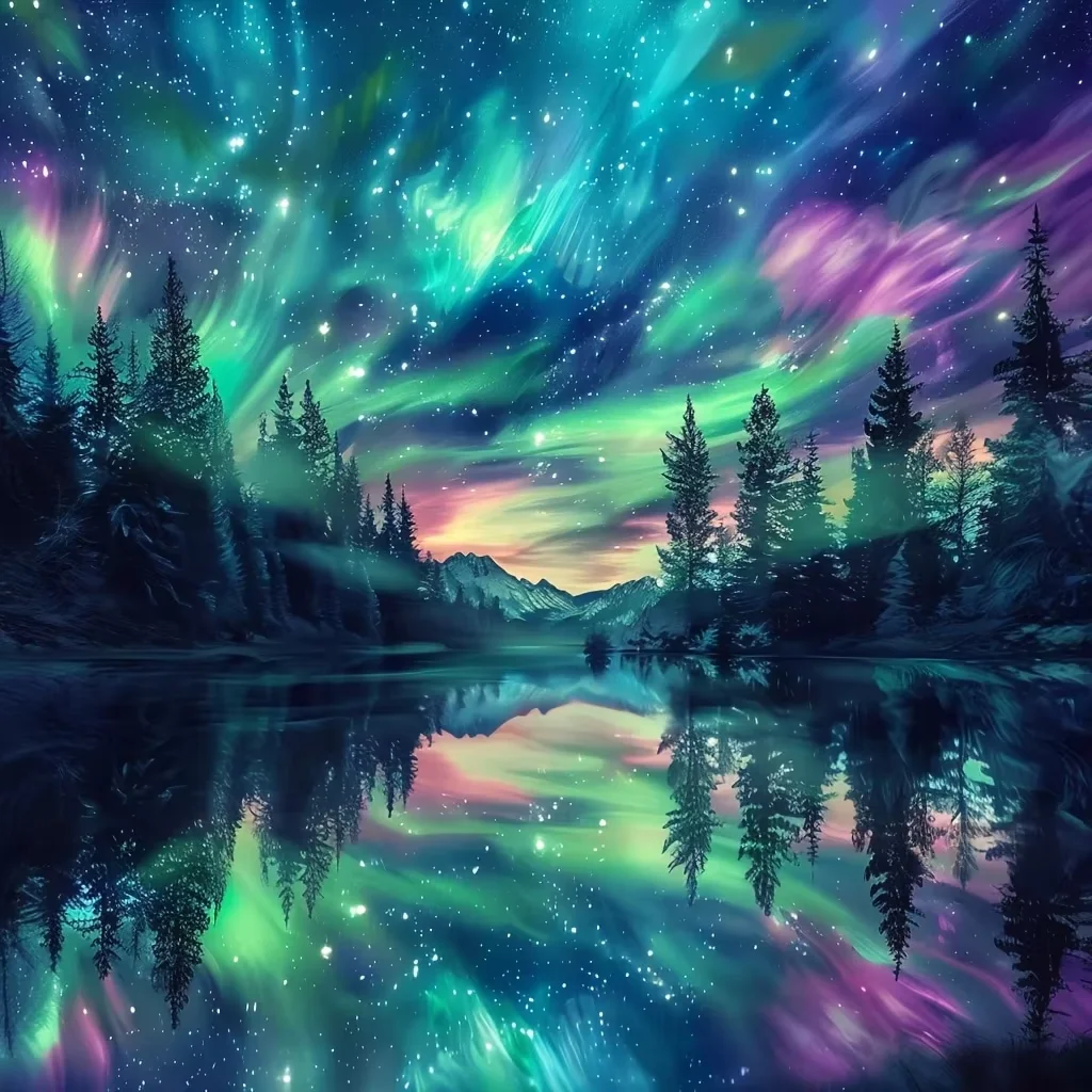 

Fantasy Aurora Landscape DIY Jigsaw Puzzle Home Decor Adults Puzzle Games Family Fun Puzzles Educational Toys for Kids