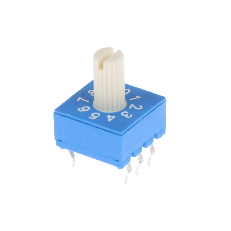 1Pc Code switch ERD110RS 10 bit 0-9 3:3 Rotary Encoder With Handle Code Switch Digital Potentiometer Switches