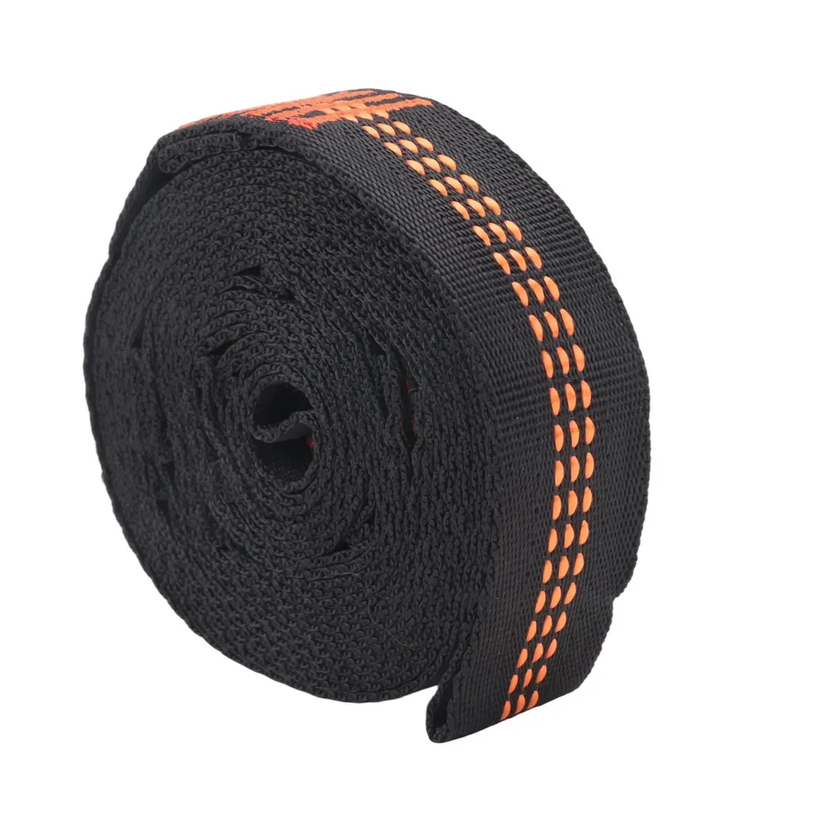 【STOCK】Outdoor Hammock Tree Straps Tree Tie Rope High Load-Bearing Nylon Webbing Rock Climbing Flat Belt Cover Orange