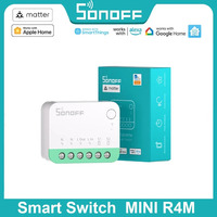 SONOFF MINIR4M Matter Extreme WiFi Smart Switch Detach Relay Scene Breaker eWeLink Voice Control Alexa Google Home Smartthings