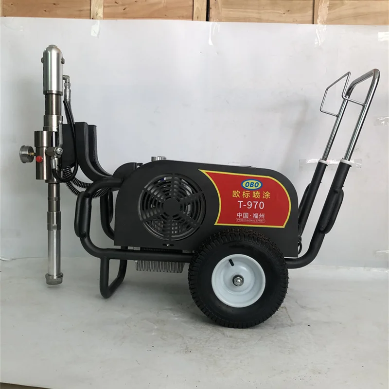 T-970 Electric Hydraulic High Pressure Brushless Motor 3600PSI  Airless Putty Painting Sprayer for Paint/Putty/Water