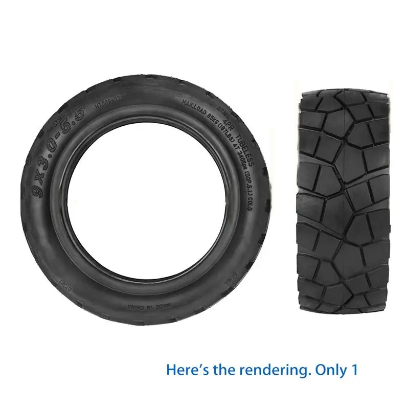 ABKV-9 Inch Electric Scooter Vacuum Tire, Driving Service, 9X3.0-5.5 Vacuum Tire, Pneumatic Tire Inner And Outer Tube