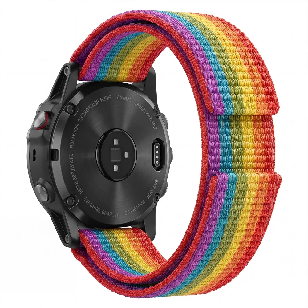 For Garmin Fenix 9 Pro Fenix 9 Nylon Watch Band AMOLED MIP Solar 47mm 51mm Replacement Wrist Strap