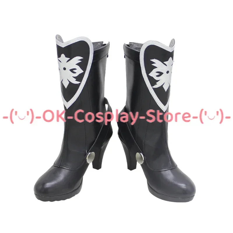 [حسب الطلب] الملتوية بلاد العجائب Deuce تأثيري أحذية لعبة لعب الأدوار زي الدعامة هالوين كرنفال عطلة حفلة بولي Boots الأحذية الجلدية