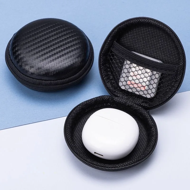 EVA Hard Shell Waterproof Cable Charger Organizer Bags Case Shockproof Earphone Carrying Case Zipper Pouch Headphone Storage Box - view 6