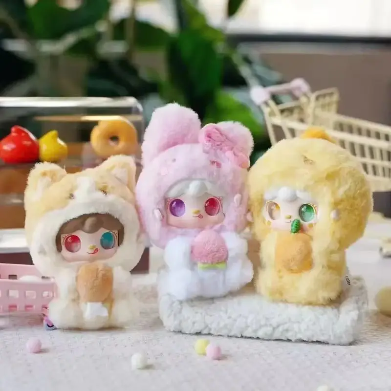 Yooki V10 Courmet Restaurant Series Plush Blind Box Cute Cartoon Collectable Doll Exquisite Decoration Surprise Mystery Box Gift