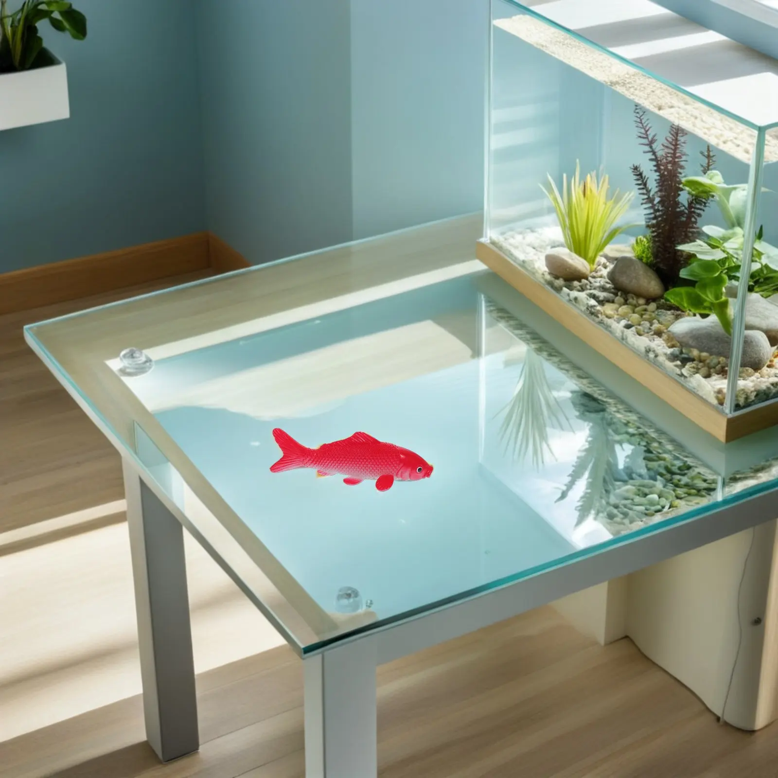 3Pcs Realistic Fish Ornament Artificial Plastic Aquarium Fish Floating Decoration for Pond Home Plastic Pond Ornaments