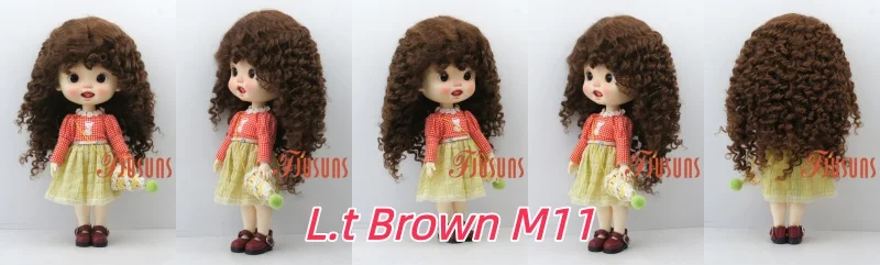 D28002 Extremely Longe Curly Monghanjuc Mohair BJD Wigs 6-7' 7-8' 8-9' 9-10' 1/6 1/4 1/3 YOSD MSD SD DOD QBaby Blythes Hair