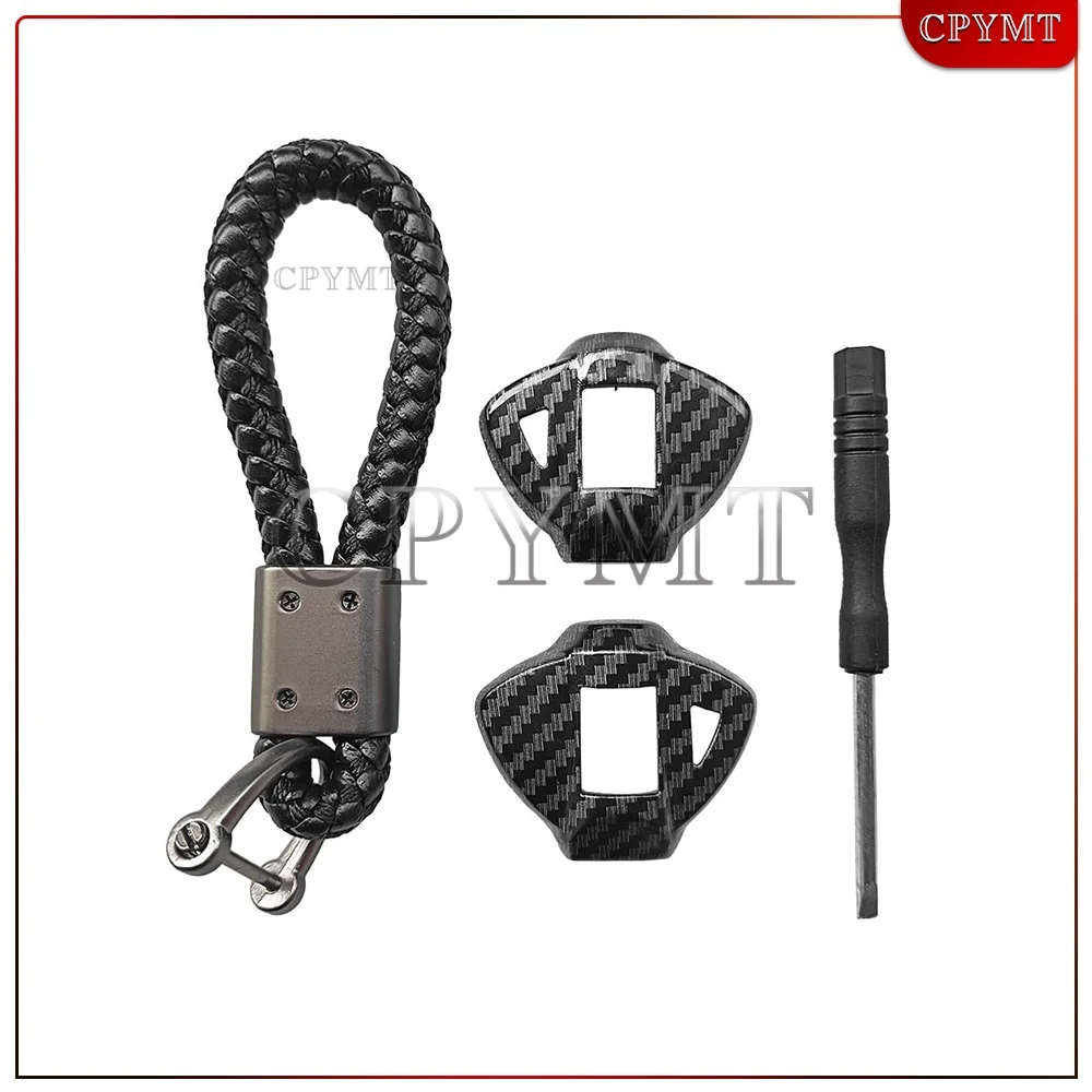 Carbon Fiber Pattern Remote Control Key Shell Case Cover Fit For GSXR 600 750 1000 GSX-R 600 750 SV650 SV1000