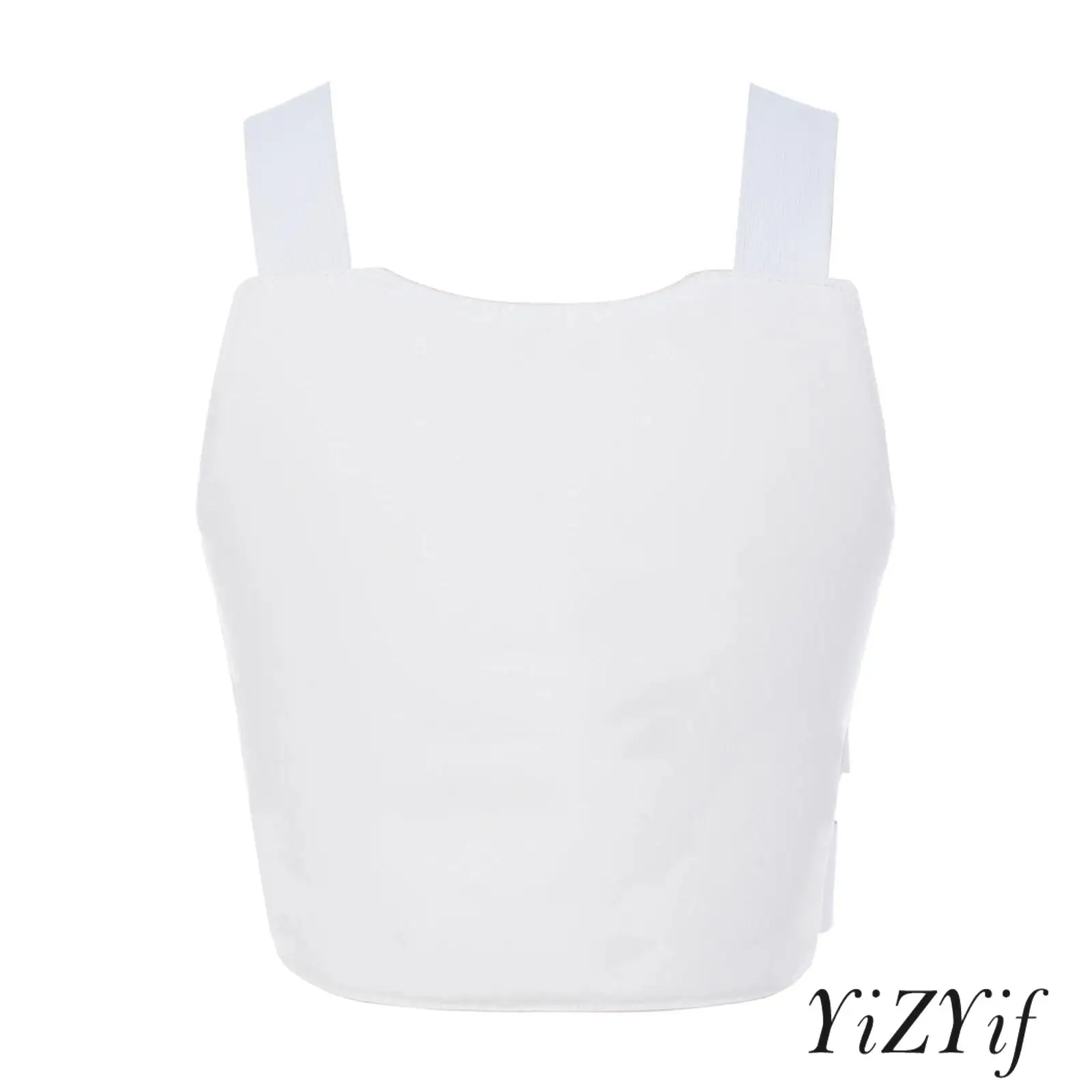 Unisex Adults Post Surgery Chest Support Vest with Adjustable Loop-hook Fastener Padded Chest Compression Wrap Tank Tops