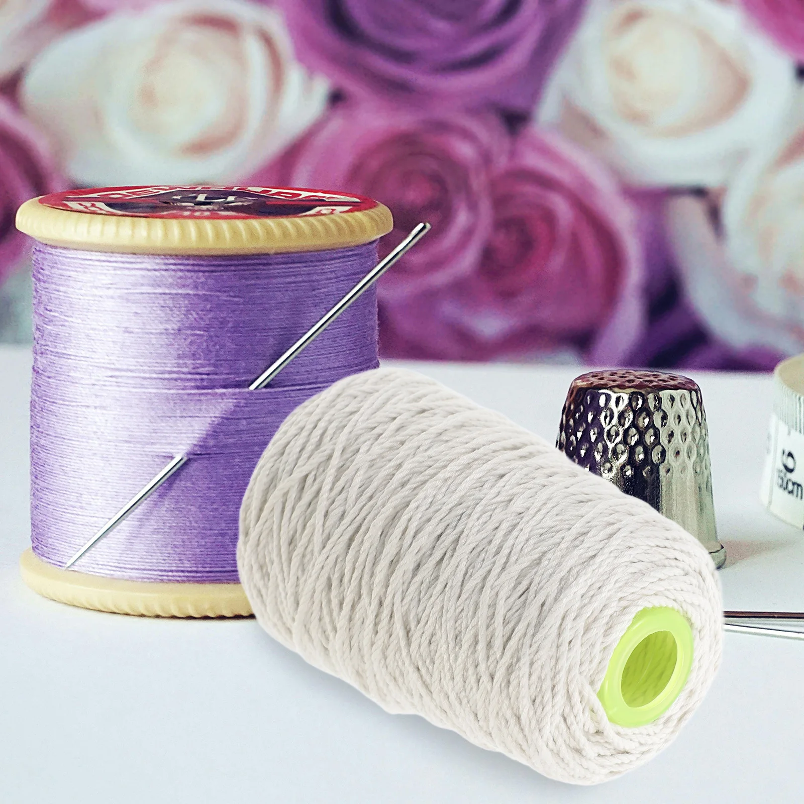 

1 Roll Decorative Cotton Twine for Crafts DIY Rope Binding Cord Packaging Garden String Gift Wrapping Christmas Tree Decoration