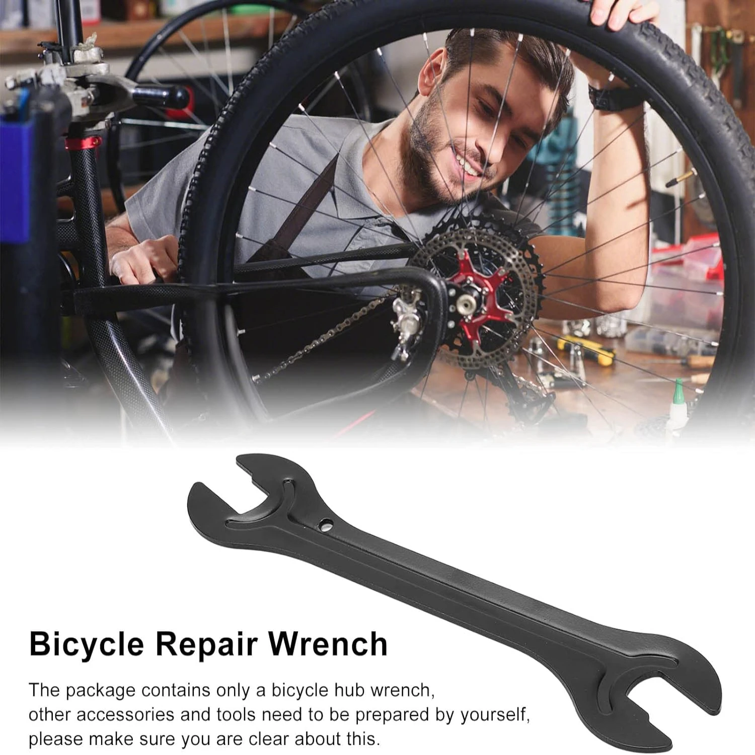 Efficient Long-Lasting High-Quality Premium Superior Bike Wrench with Durable Carbon Steel Construction. Essential Precision Eng