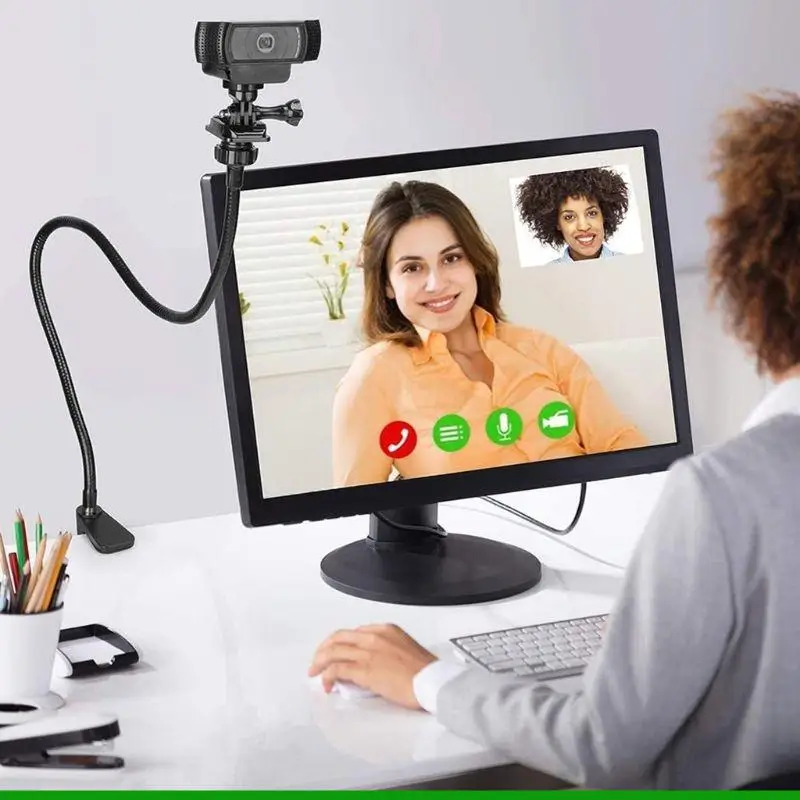 U55C Camera Bracket for Webcam Brio 4K C925e C922x C922 C930e C930 C920 with Desk Jaw