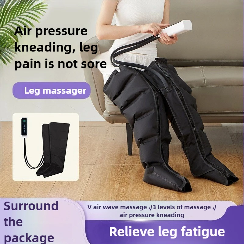 

Новый трансграничный массажер для ног 2025 года, большие подошвенные массажные ботинки с воздушной волной и подушкой безопасности, 3 вида силовых икр