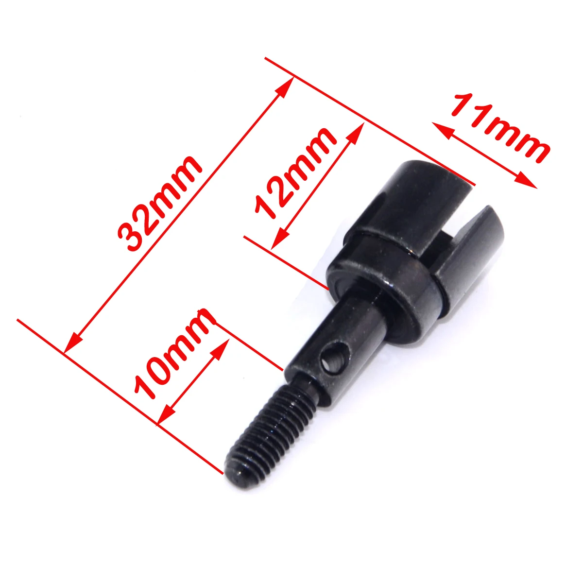 2pcs HSP 02033 Wheel Axle Steel Stub Axle Bicchierini Ruota for 1/10 94123/94111/94106/94107/94103 Monster Buggy RC CAR