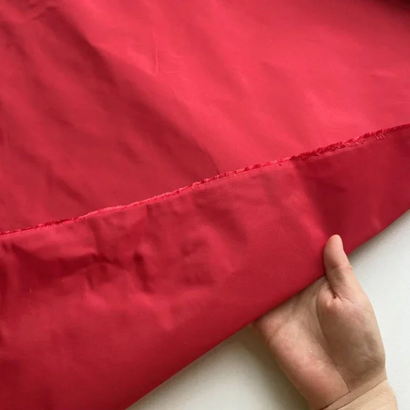 50/100x140cm tecido de tafetá de seda crocante tecido de seda amoreira diy vestido saia guarda-chuva saia forro de vestuário