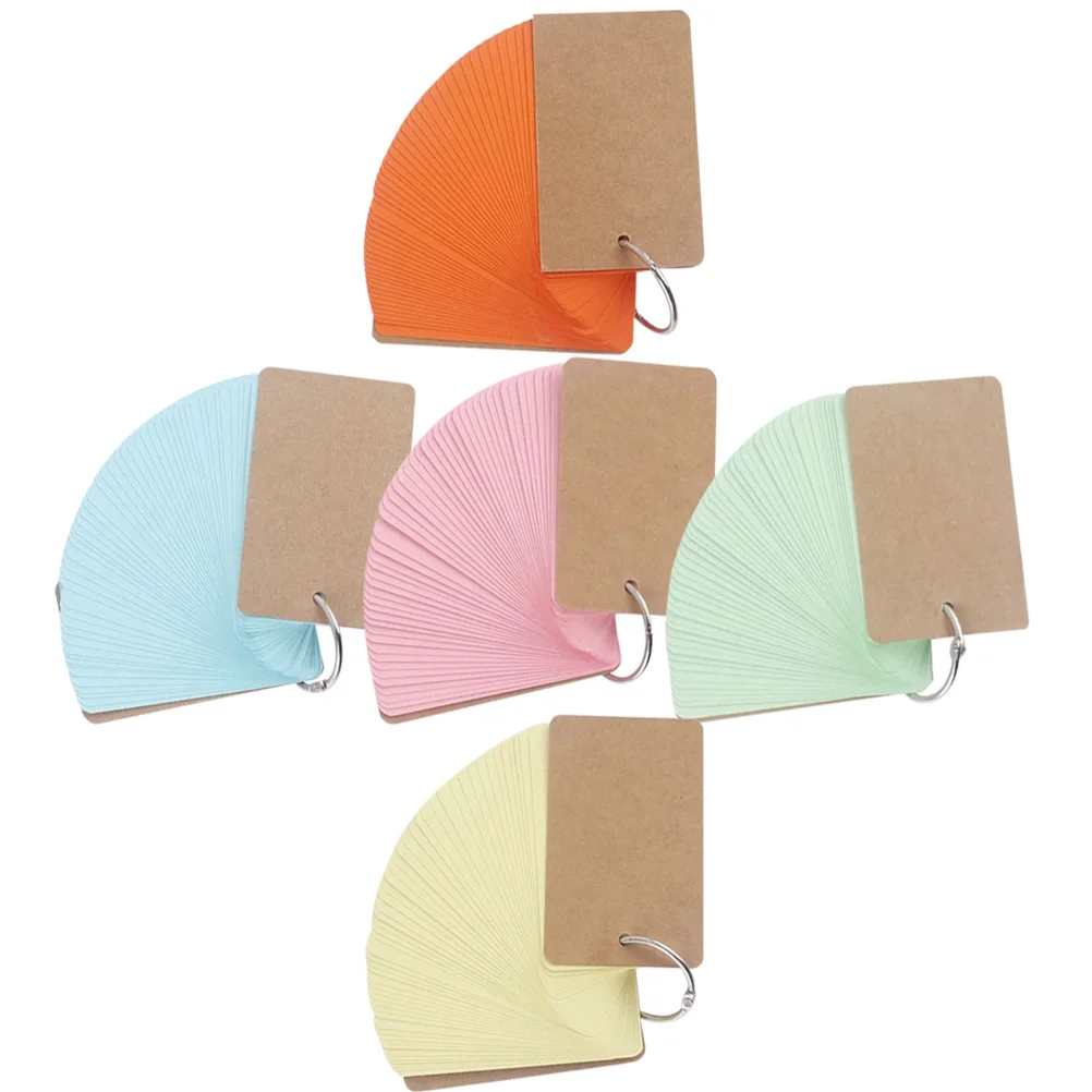 5 قطعة قبل ثقب لكمات فارغة البطاقات التعليمية مؤشر بطاقات المحمولة ملاحظة بطاقات لمكتب دراسة السفر مذكرة مكتب البطاقات التعليمية الفارغة