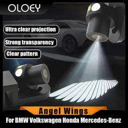 New Angel Wings Light Car Projector LED Shadow Light Welcome Lamp Auto Accessories