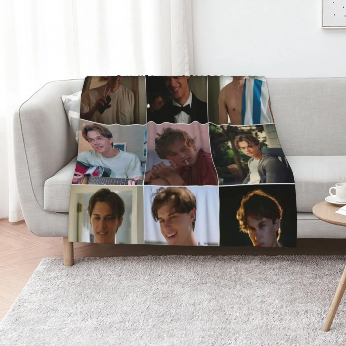 Conrad Fisher Collage Throw Blanket halloween Decoratives Large Single cosplay anime wednesday Blankets