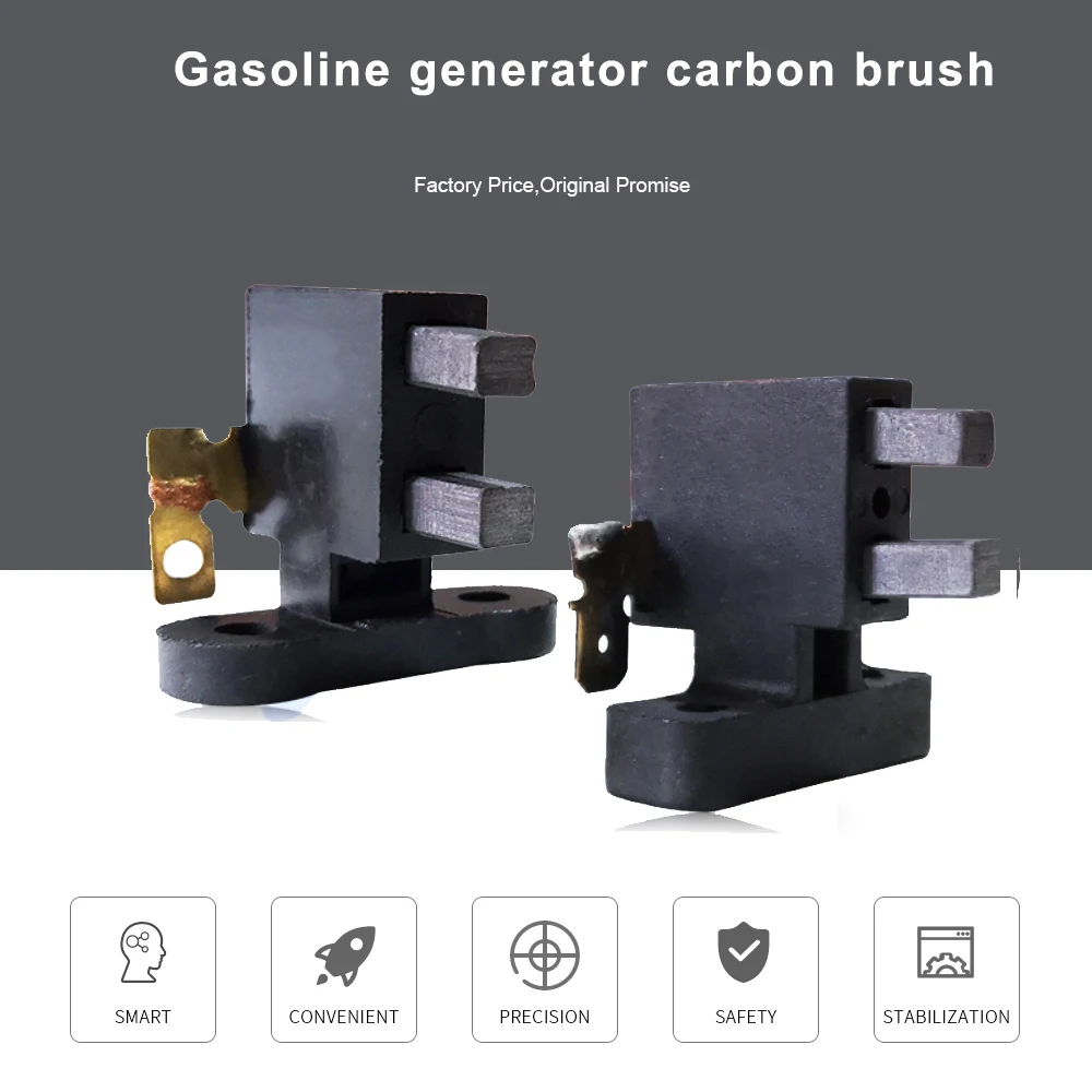 Hot Sale Carbon Brush Holder 168F 188F for GX160 2-3KW Generator Spare Parts and GX390 5-8KW Engine Gasoline Generator