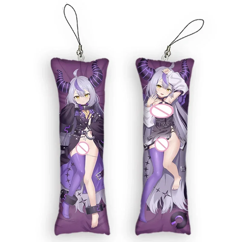 

New Pattern Dakimakura Mini Keychain Cute Anime Key Chain Decor Pendant Otaku Backpack Pendant Funny Gift