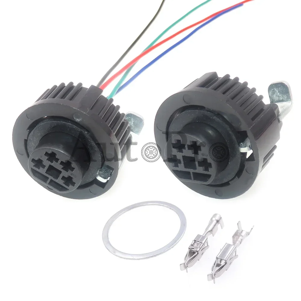 

1 Set 4 Hole AC Assembly Auto Replacement Plug Accessories Automobile Circular Connector Car Cable Harness Electrical Sockets