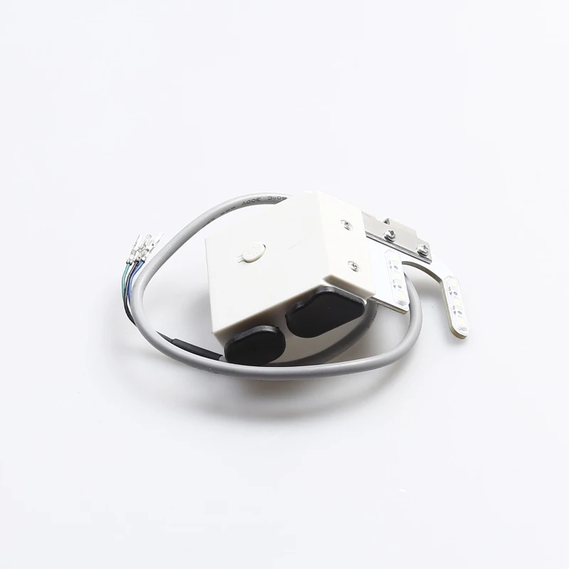Interruptor de Luz de Costura Inversa para Carro de Computadora Duma (2 Botones) LED en Forma de U, Apto para Accesorios de Máquinas de Coser Industriales