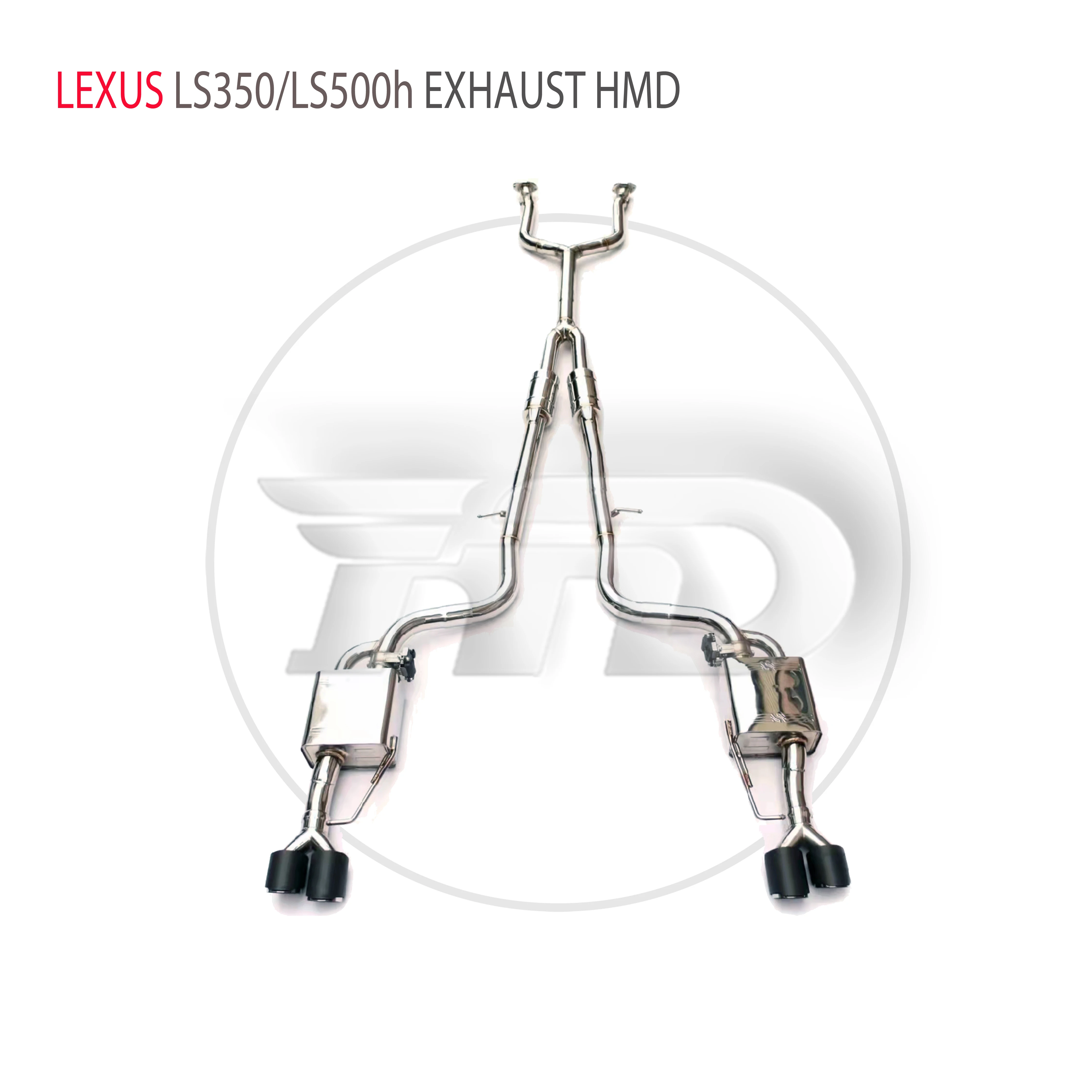 

HMD Stainless Steel Exhaust System Performance Catback For Lexus LS350 LS500h Auto Modification Electronic Valve Muffler